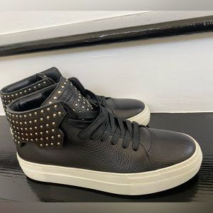 Buscemi 90MM XO Black/White Mid Sneaker - black with Studs - High Fashion!!!
